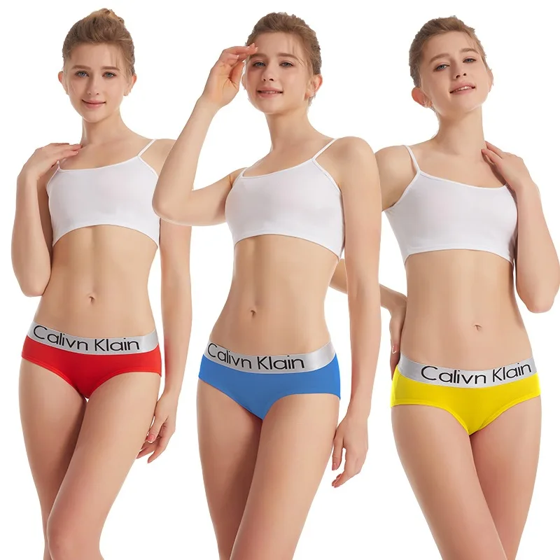 European and American Triangle underwear Lady sexy ribbon printed LOGO T-back wide athletic girl neutral underwear wholesale