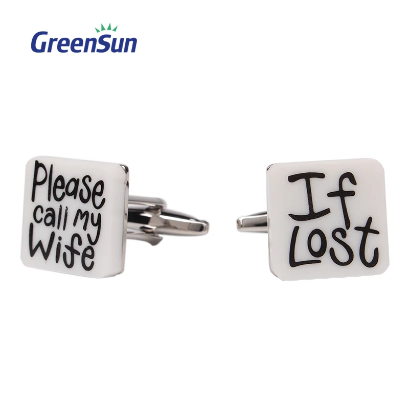 Fashion Custom Gorgeous Shell Inlaid Cufflink For Men