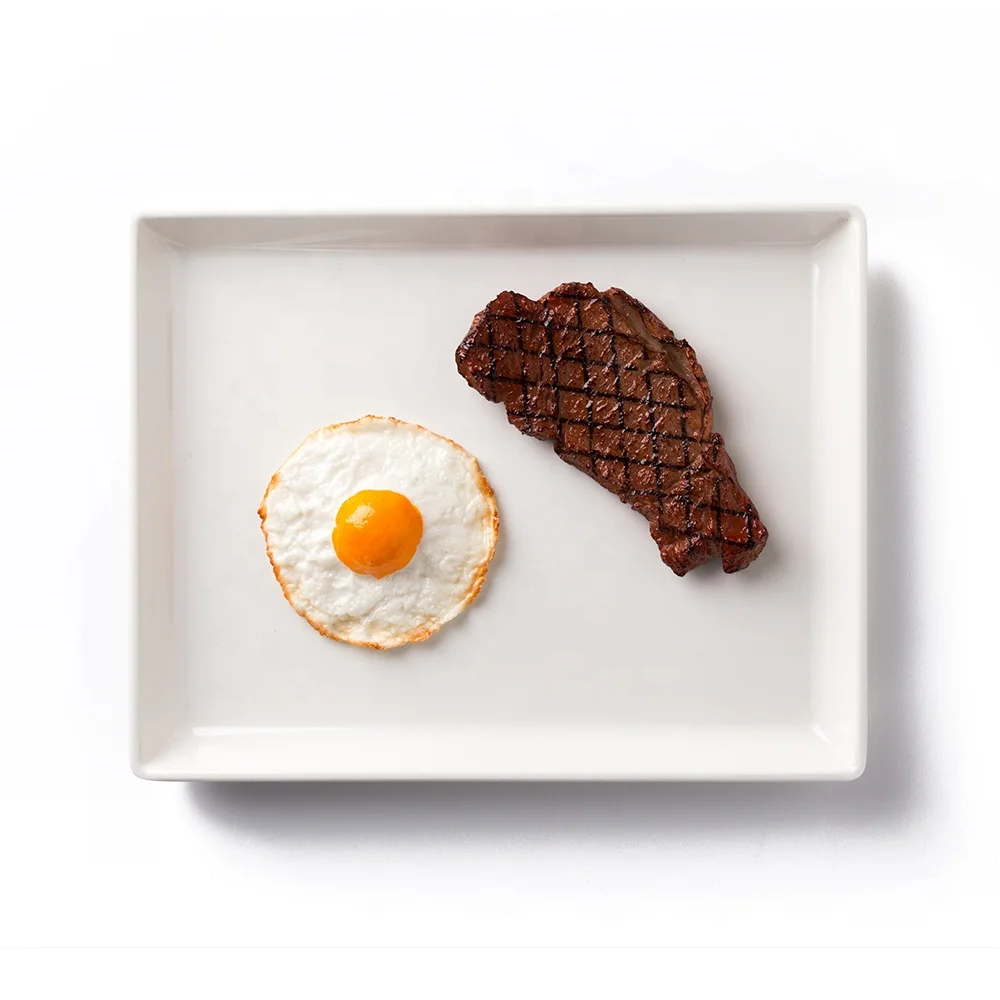 Melamine White Serving Platters Rectangular Trays for Party BBQ, Appetizers, Meat, Dessert