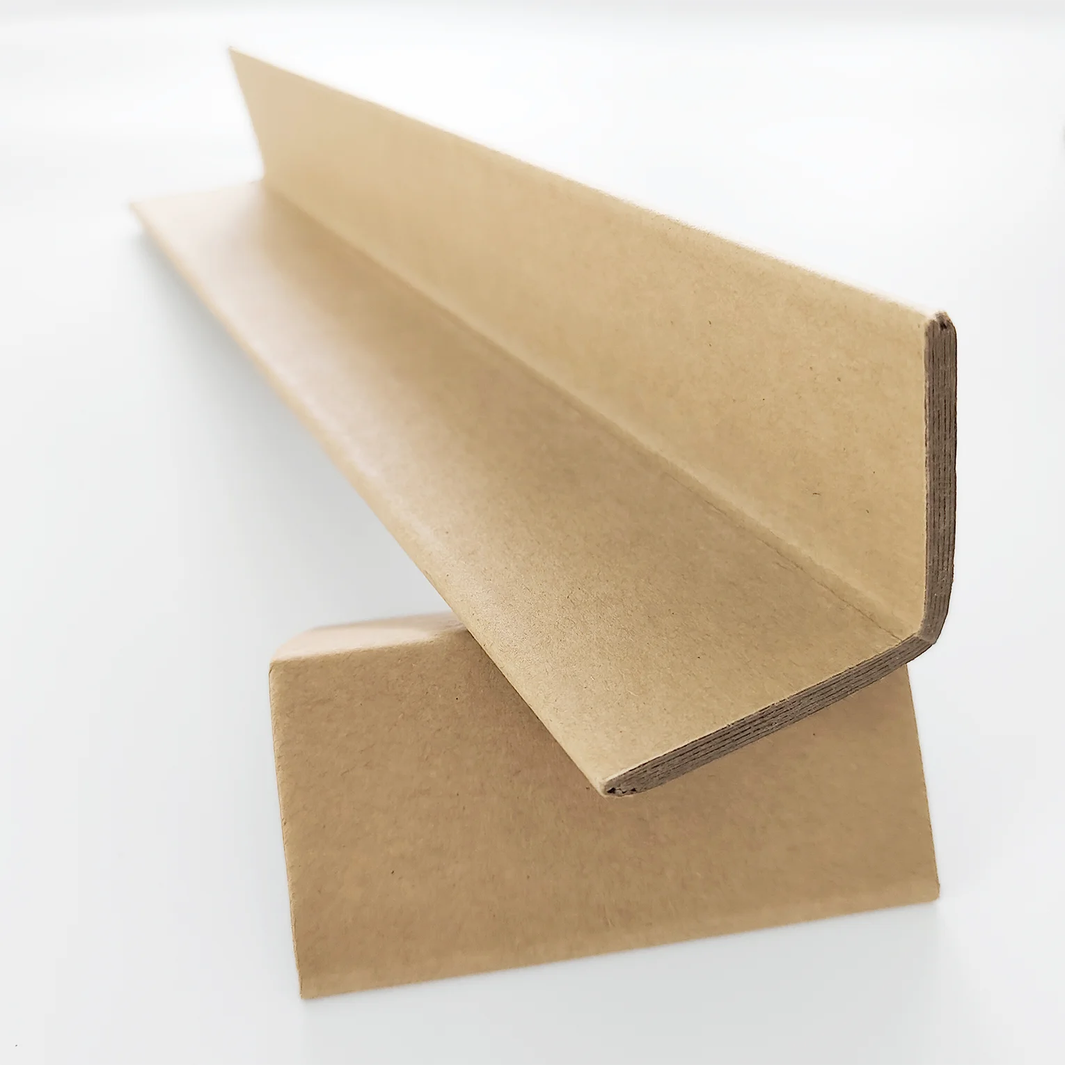 Eco-Friendly Hard Paper Pallet Edge Protectors V L Shape Carton Cardboard Corner Protective Cushioning Material Material