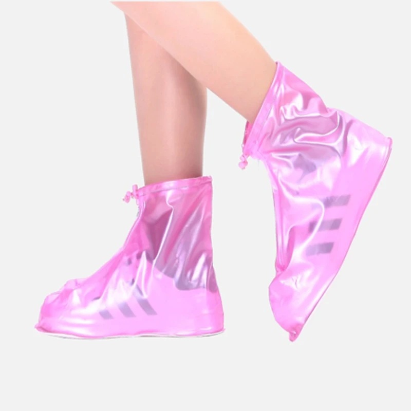 Водонепроницаемые протекторы для обуви, многоразовые пластиковые ПВХ Чехлы для обуви