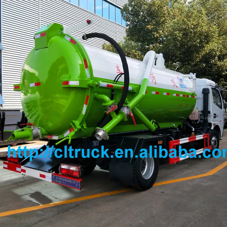 4x2 Dongfeng 5cbm 6cbm 7cbm RHD LHD sewage suction truck for sale