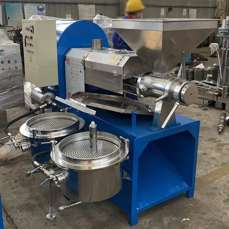 Large capacity coconut oil press machine flaxseed hot screw oil processing machine rapeseed oil extraction machine