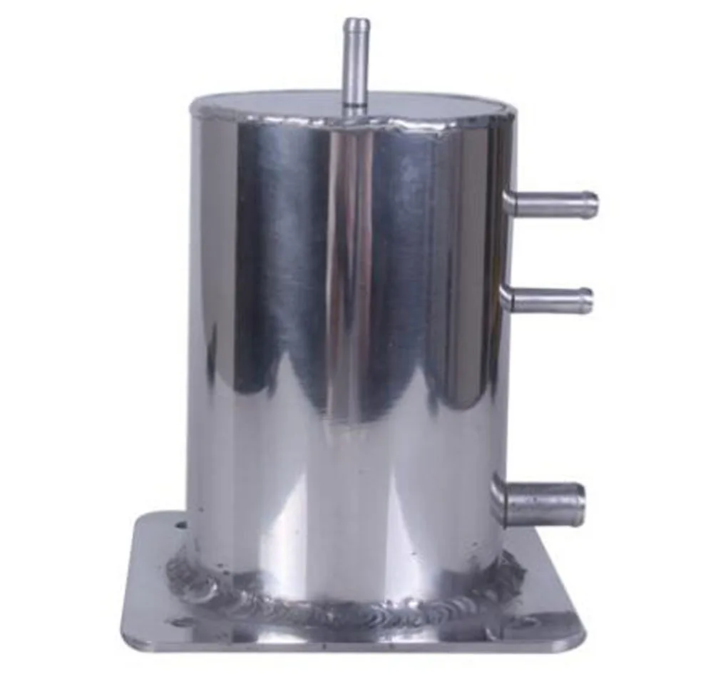 Автомобиль Ремонт Универсальный Алюминиевый Сплав Полированный 1.5L Масляный Бак канистра Топлива Вихревой Бак Бензин Бак