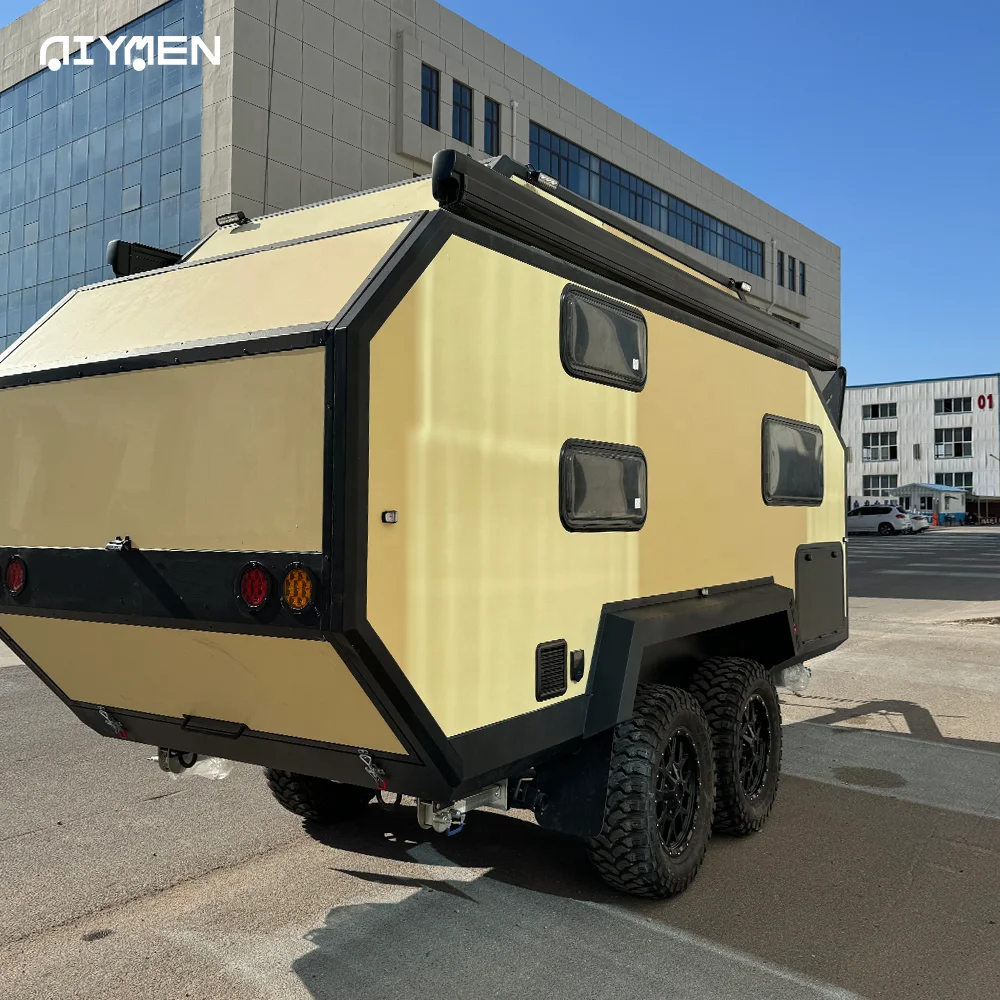 Китайский рекреационный Автомобиль RV Campervan туристические прицепы буксируемые кемпинг роскошный фургон из стекловолокна