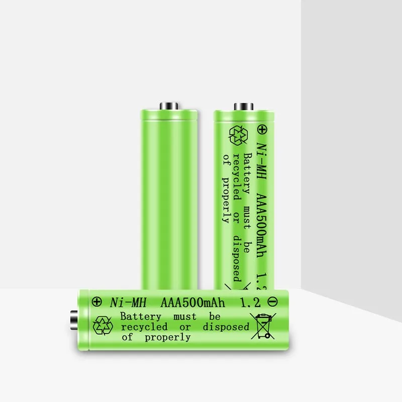 Customized Ni-MH  Rechargeable Battery 500 mah No. 7 Remote Control Ni-MH Battery For Sale