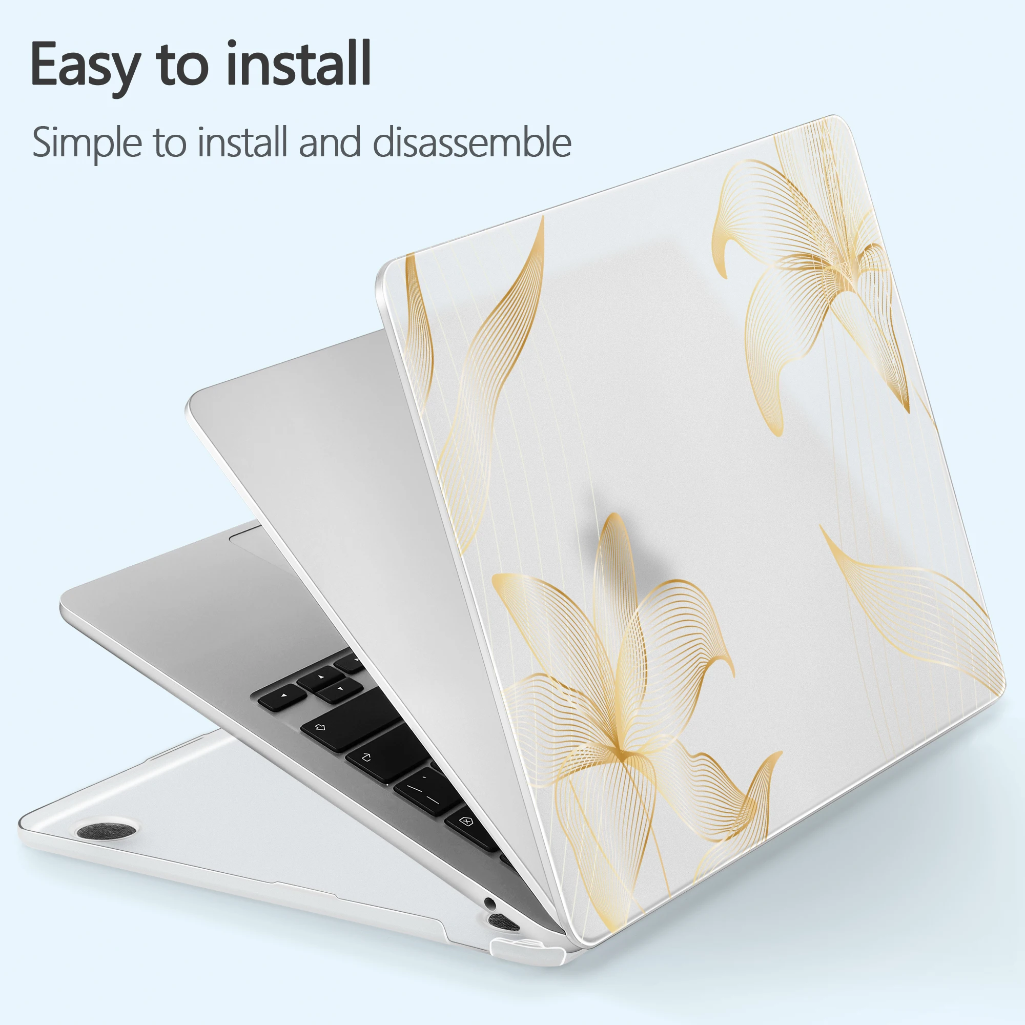 Ultra-thin Matte Laptop Cover For MacBook Air 15.3 2023 M2 A2941 A2681 M3 A3113 A3114 Coque For Macbook Pro 13 15 16 Case Hard