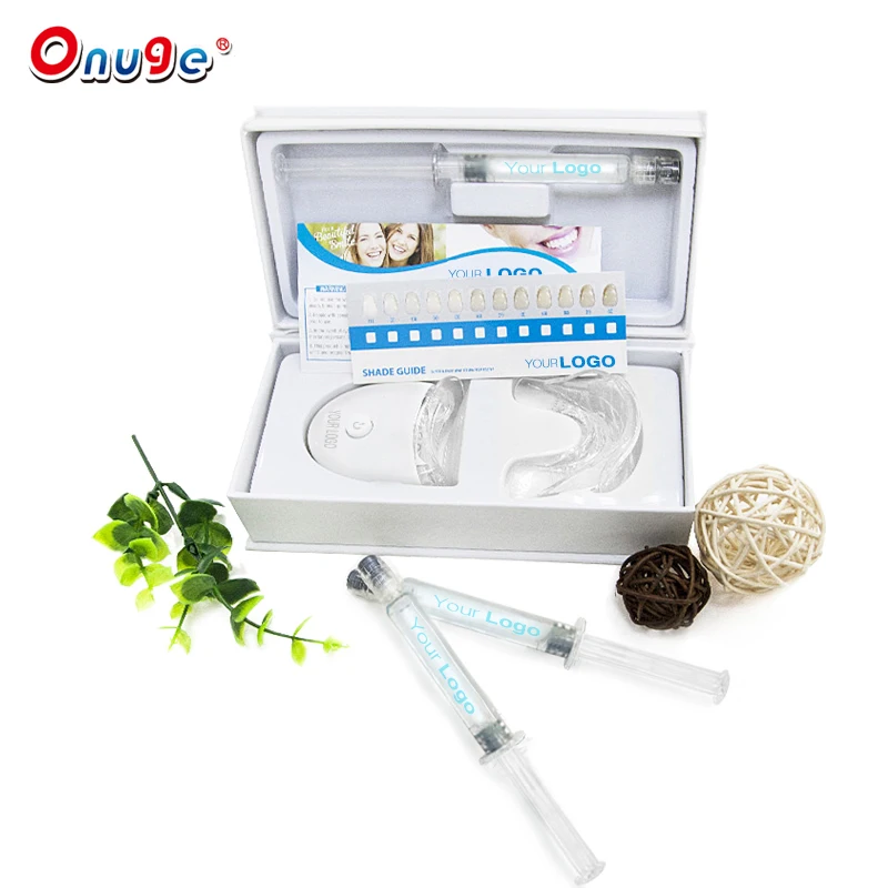certifications approved 0.1-44 carbamide peroxide teeth whitening gel pen and White LED private label kit