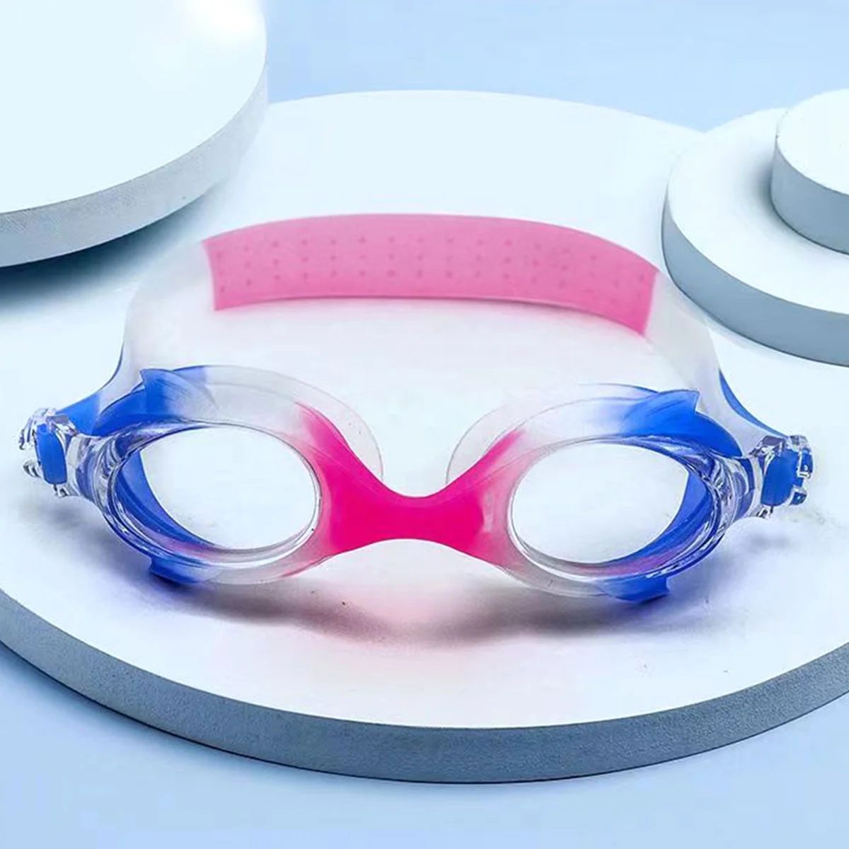 HD Anti-fog Silicone Swimming Goggles For Kids Carton Boys And Girl Customized Logo Personalized Waterproof Supplies Children