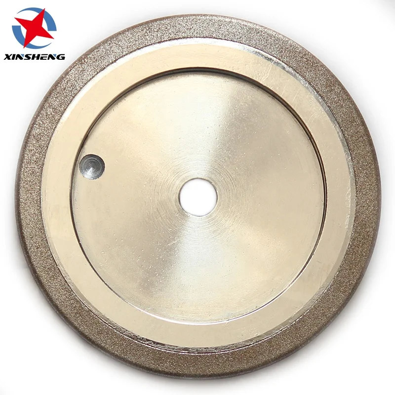 Sharpening sawmill bandsaw blades angle Electroplated CBN grinding Wheel disc WM diamond stone