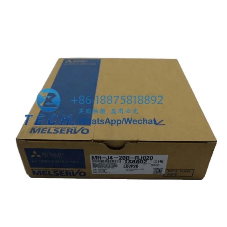 Original and new for servo drives servo motor ac and driver MR-J4-20B-RJ020 amplifier New FACTORY SEALED Make offer