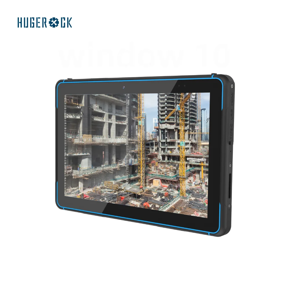 HUGEROCK W105 10.1 inch IP67 Win10 5000mAh High-capacity battery High Quality 2d Barcode Scanner industrial rugged pc tablet