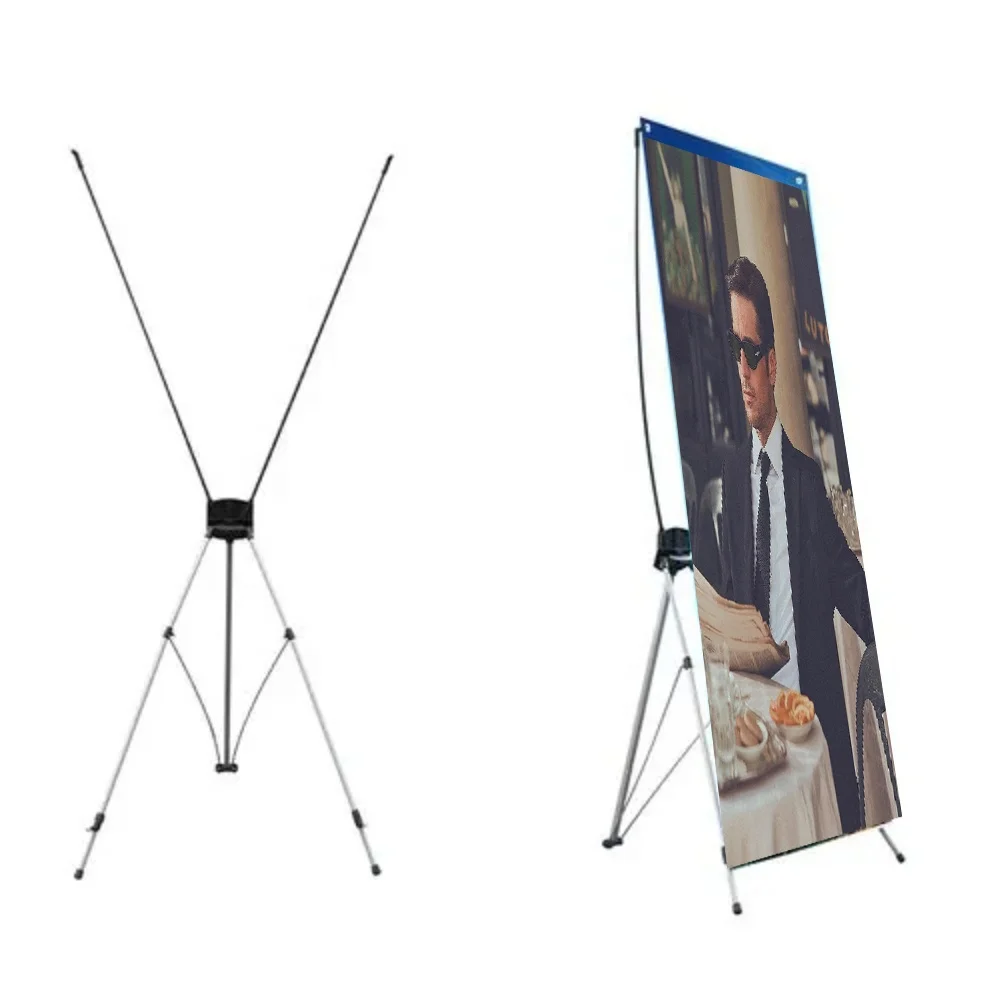 Economical advertising x spider  banner bracket stand printed