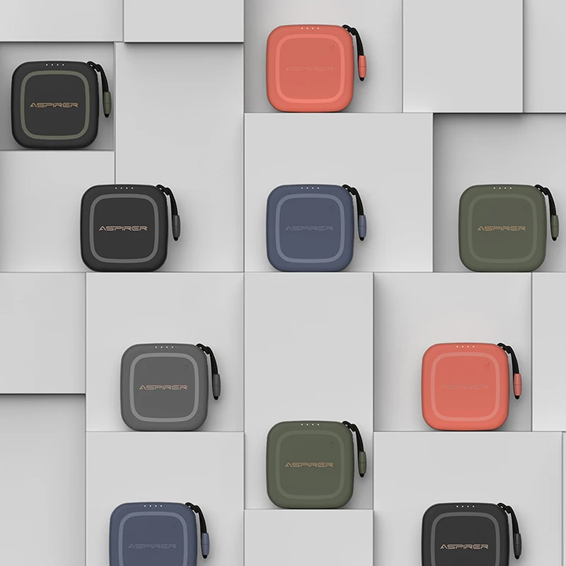  Fab-Chain хит продаж ремешок легко носить с собой QI QC 3 0 поддерживается 5 В/3A умный крепкий лучший PD Беспроводной внешний аккумулятор 10000 мАч