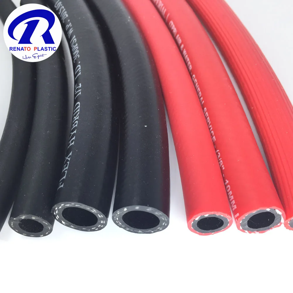 high pressure flexible air reinforced rubber PVC resistant portable hose