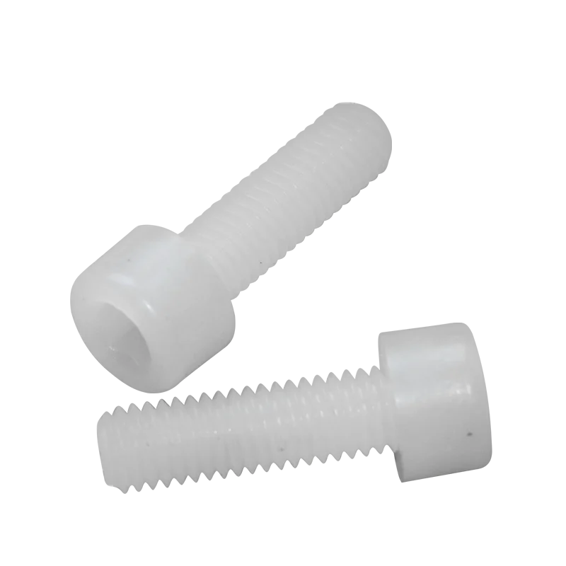 PVC PEEK PP PC PVDF plastic screws and nut made in china