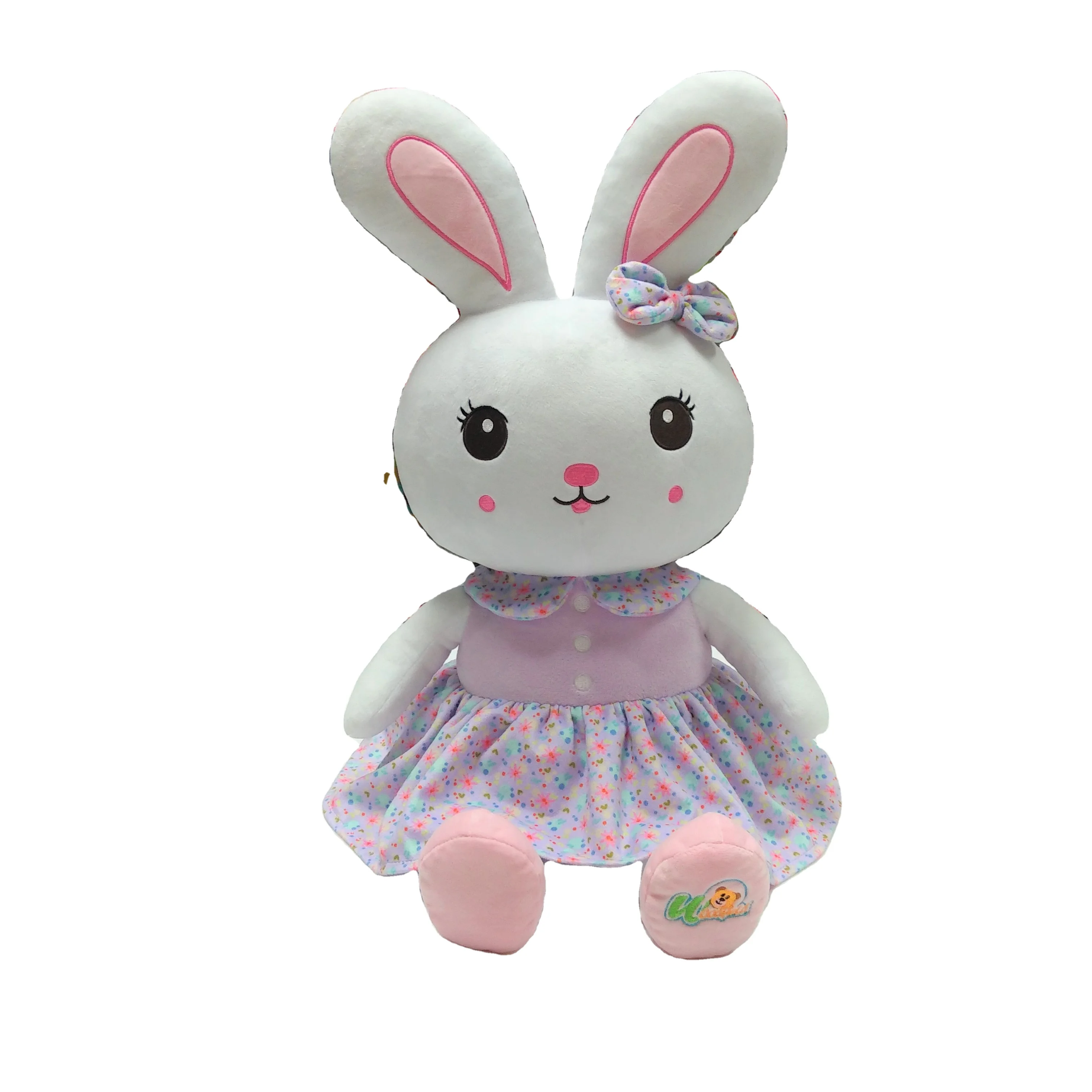 Большая плюшевая игрушка кролик, набивная из полиэфирного волокна