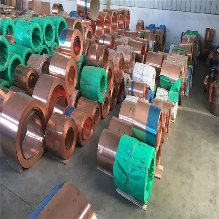Copper foil 1mm 2mm thick c10100 32650 18650 T1 T2 copper strip roll