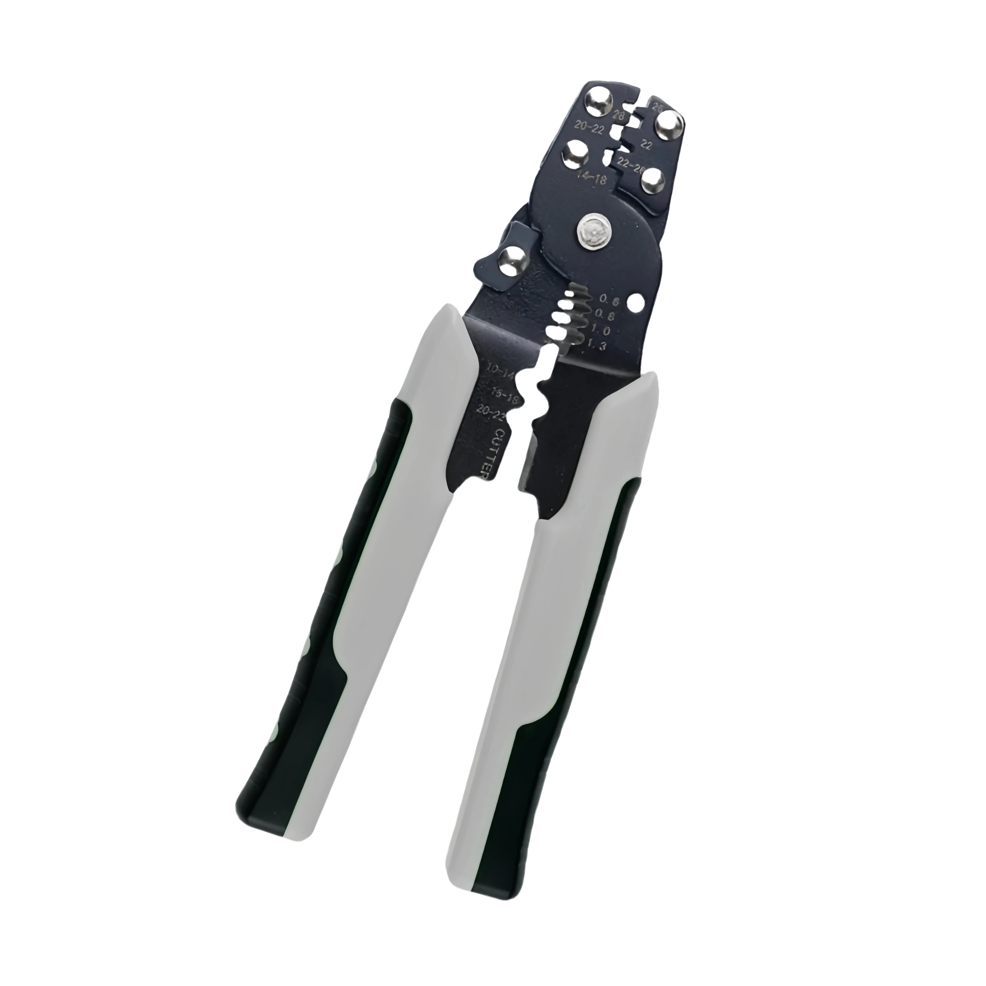 22-14 AWG Multifunctional Wire Crimper Tool Steel Stripper Cutter Terminal Pliers Straight Insulated Electrical Connectors OEM