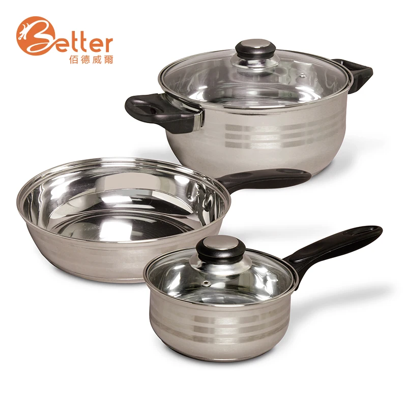 Самые продаваемые товары, набор посуды из нержавеющей стали, начальный набор с кухонным инструментом