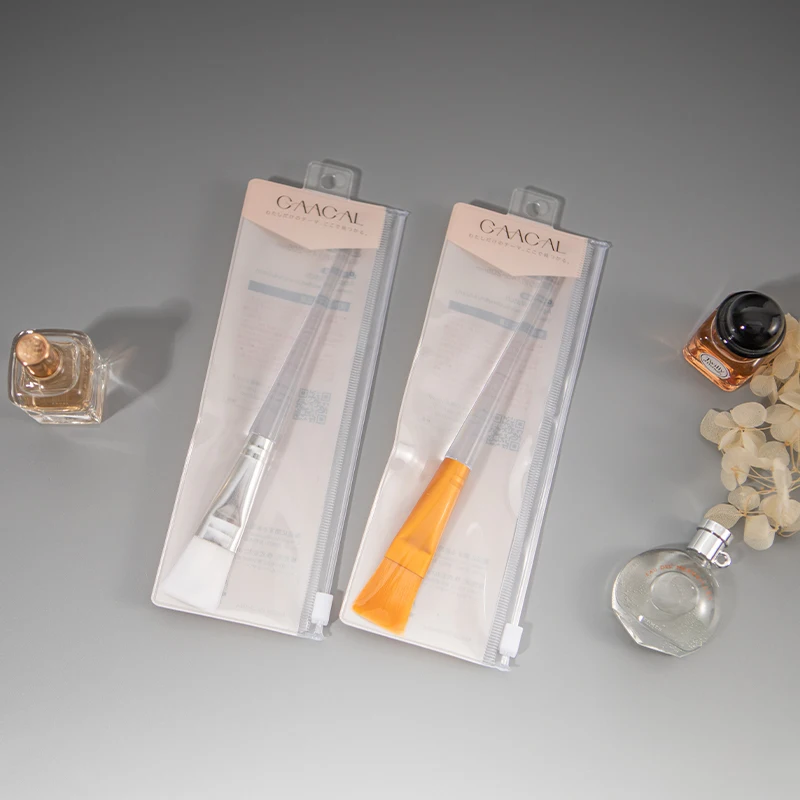 New style hot selling high quality plastic zip bag customized size logo eva pouch eyebrow pencil pvc bags with zippers