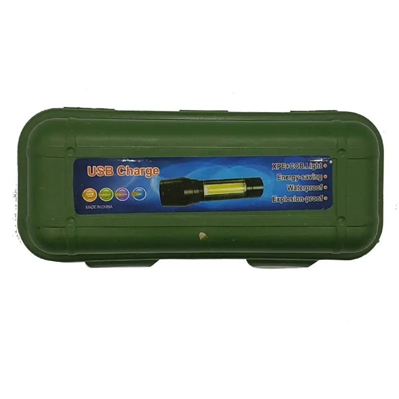 LED USB Charging belt Side light Tool light Outdoor flashlight for strong light COB Flashlight