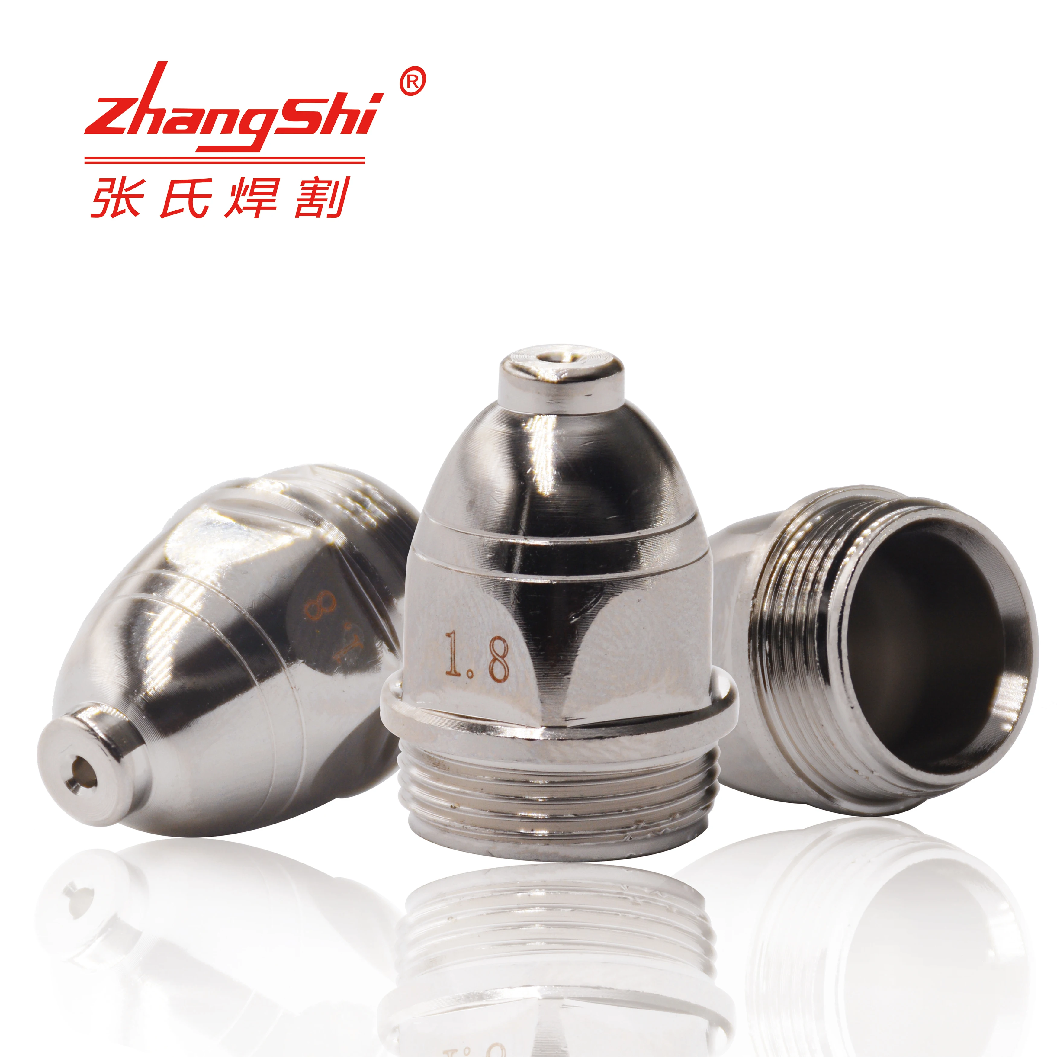 Zhangshi P160 Electrode Nozzle 160A Plasma Cutting Spare Parts High Quality