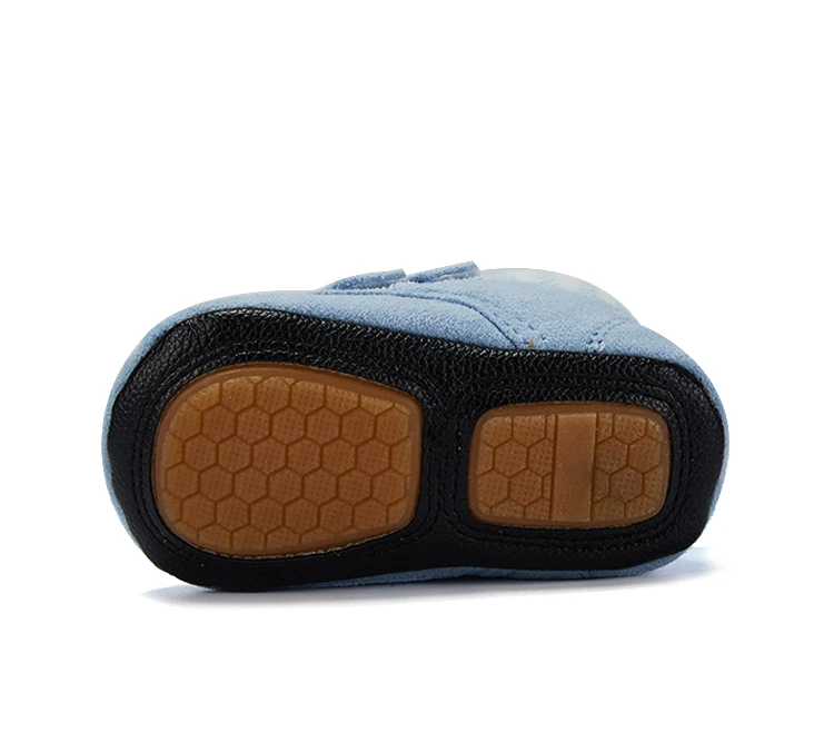
whole sale solid suede fabric warm casual baby shoes winter 