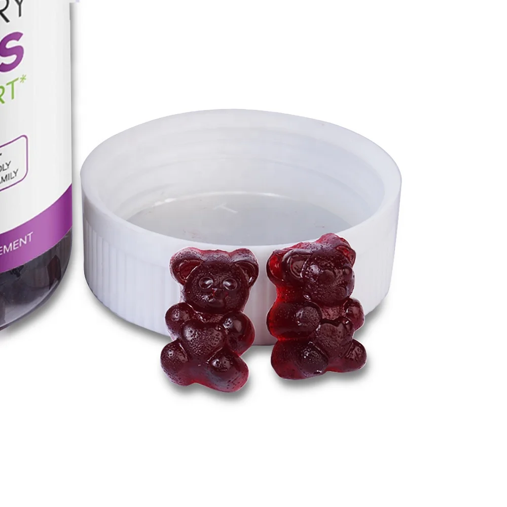 Private label Hot Sale Sambucus Black Elderberry lozenges Original Formula 30 Chewable Tablets for Sale