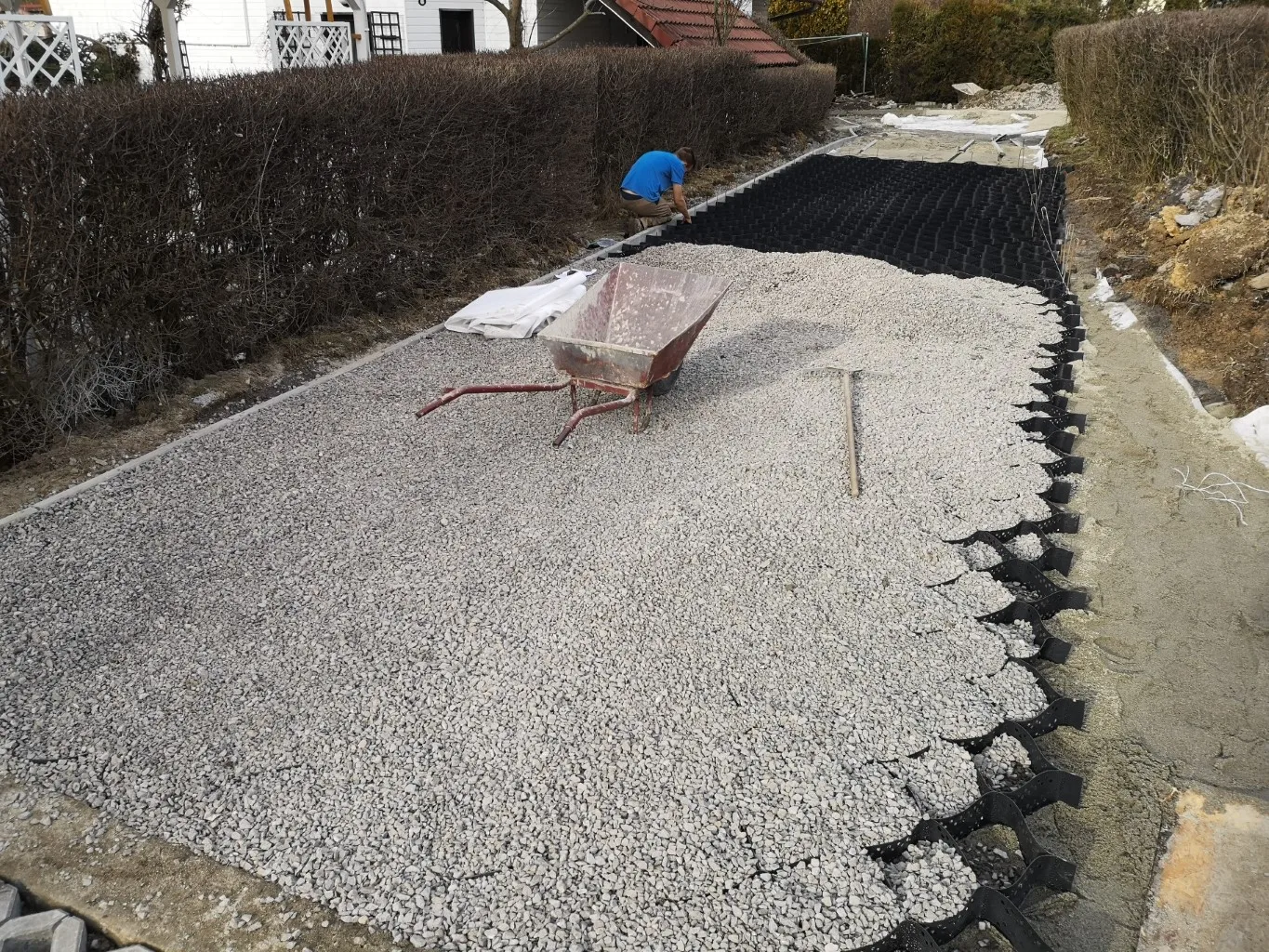 Plastic Geocell Core Gravel Stabilization Grid HDPE Road Geocell Grid Paver With Cheap Price