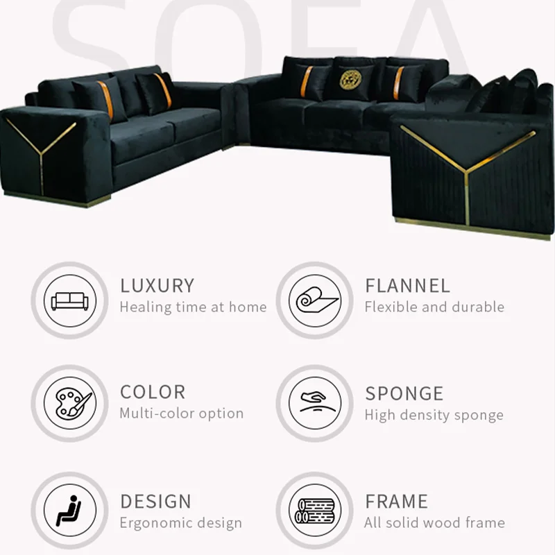 high quality premium italian luxury design couches lounge sofa set furniture living room fabric velvet sofas