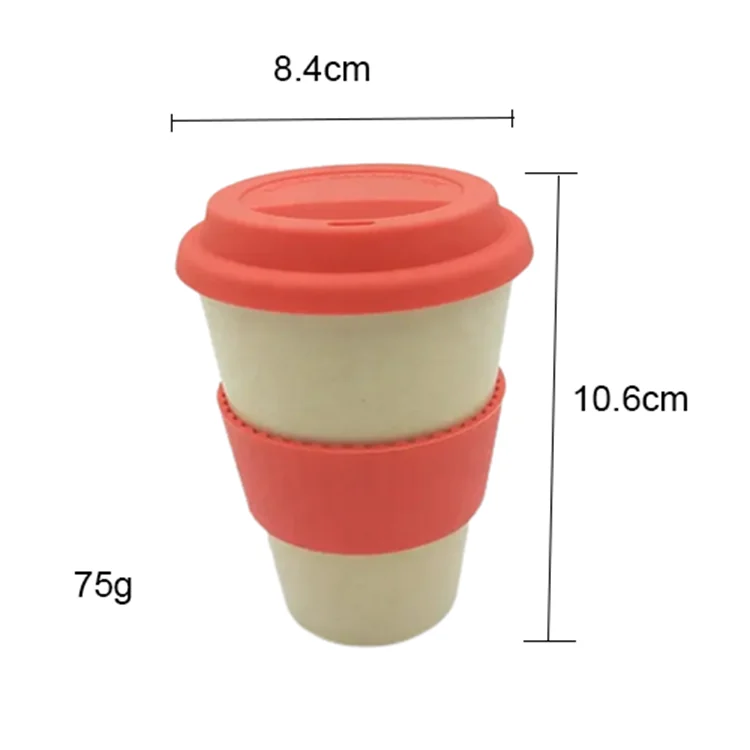 Especial design Eco friendly organic rice husk bamboo fiber coffee cup