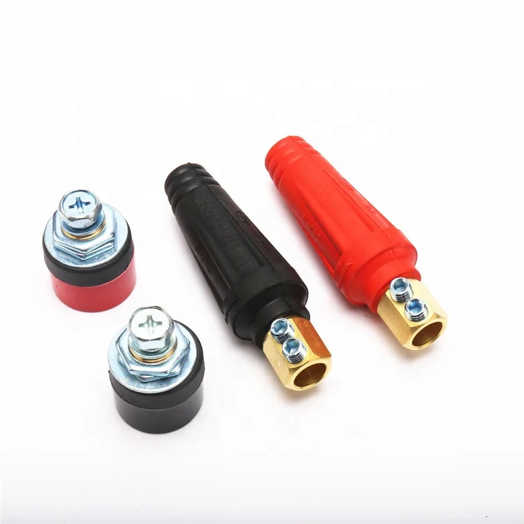 200A Red and Black CE Machine Cable Plug DKJ-16