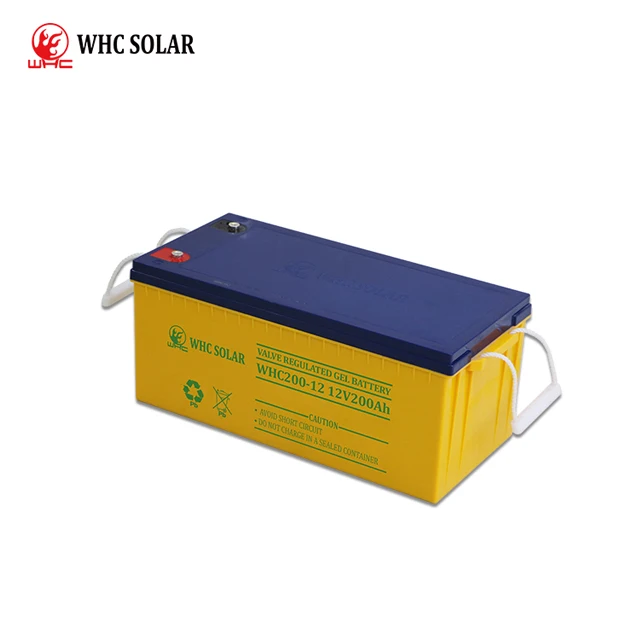  WHC200-12 WHC солнечной бесплатное техническое обслуживание 12V 200AH гелевая солнечная