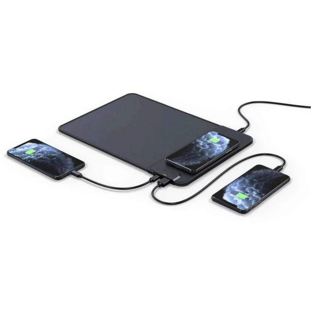 3 in 1 15W Wireless Charging USB Type C Output Wireless Charging Mouse Pad