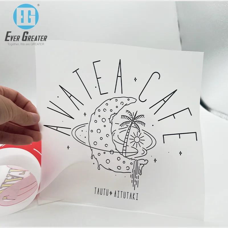 Factory Price Digital Custom Plastisol Brand Logo Printing PET Heat Press Transfers Stickers For T-shirt