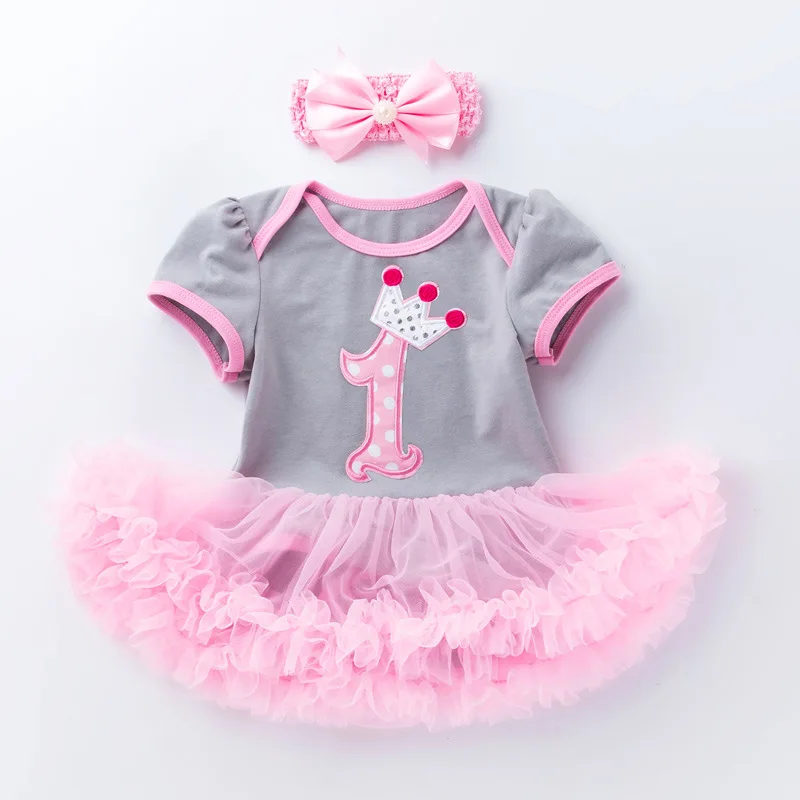 2024 summer baby tutu dress kids 2 years baby girl birthday tutu dress toddler girl fit 0-2 support customized sizes