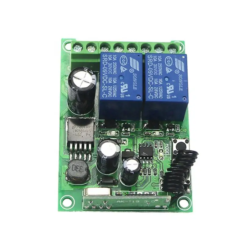 DC12-50V 2 Channels Universal Electric door Car Tailgate RF Wireless Remote Control Relay Receiver Set