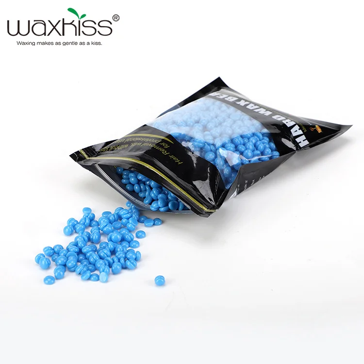  WAXKISS OEM/ODM 100 г полипропиленовый пакет без канифоли частная марка воск из бисера Твердые восковые бобы для бразильского