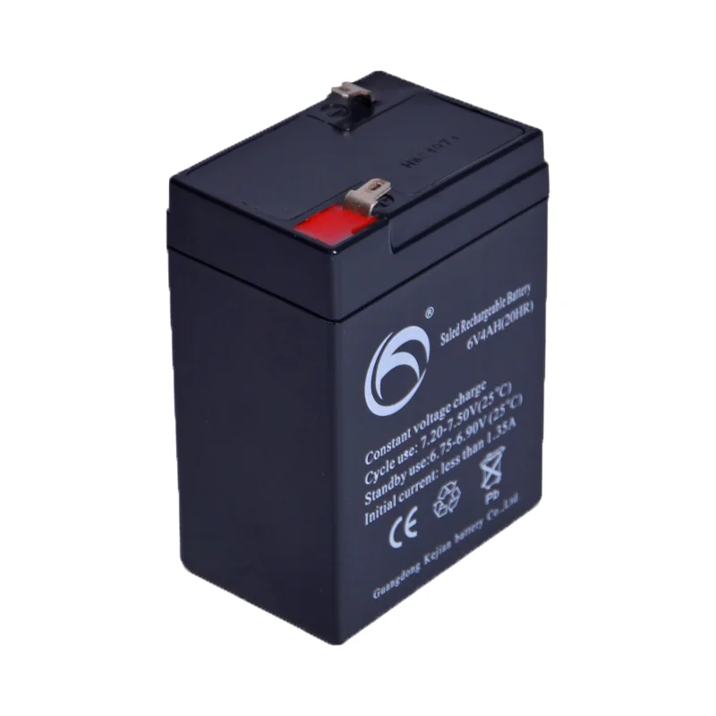 Wholesale OEM/ODM 6V 4AH UPS Prismatic Energy Storage Battery Maintenance-free Sealed Rechargeable AGM Lead Acid Gel Batteries