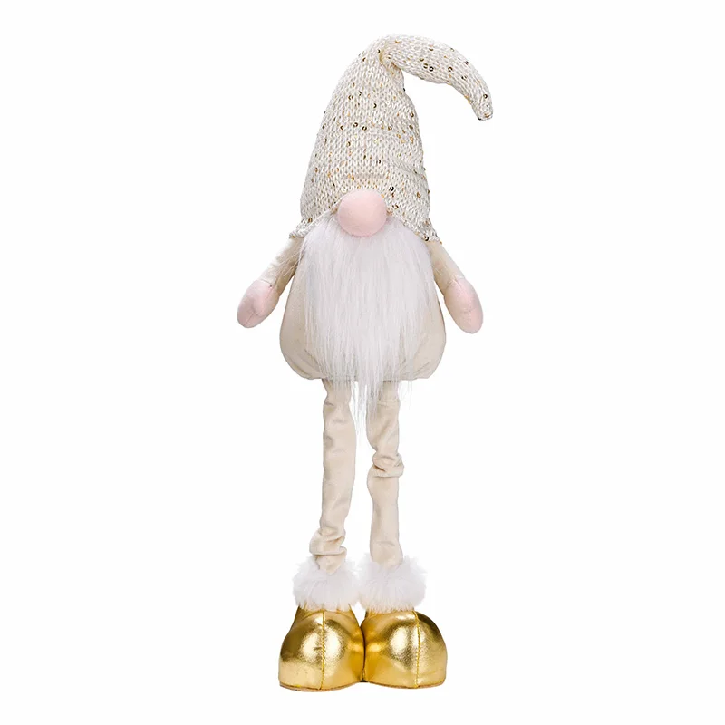 Christmas 2025 New Design Christmas Gnomes Ornaments Swedish Handmade Plush Gnomes Santa Elf Home Decorations Holiday Decor