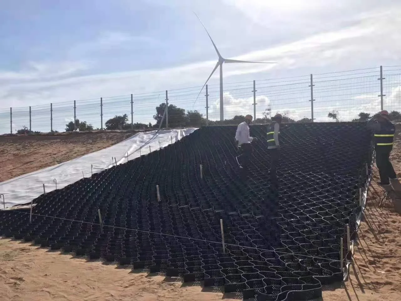 Гарантированное качество уникальной конструкции гравий георешетка веб-