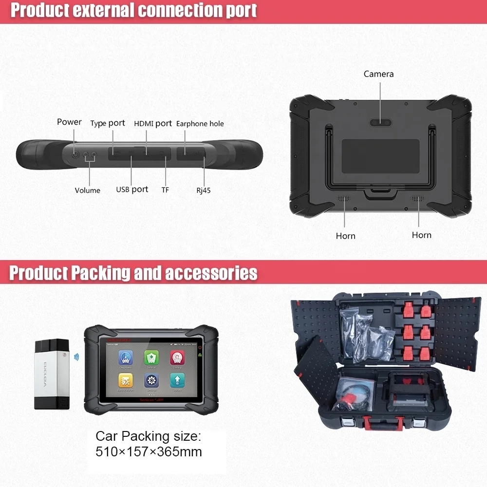 Newest scanner diagnostic tool for car universal wifi vehicle suitcase software prices obd2 OBD computer auto  all machine