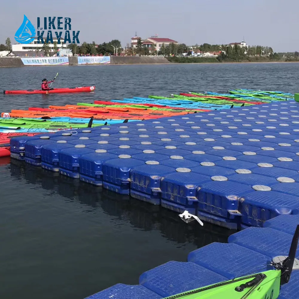 HDPE Buoy Deck Float Block Pontoon Platform Jetty Breakwater for Kayak Floating Pontoon Bridge on the Sea
