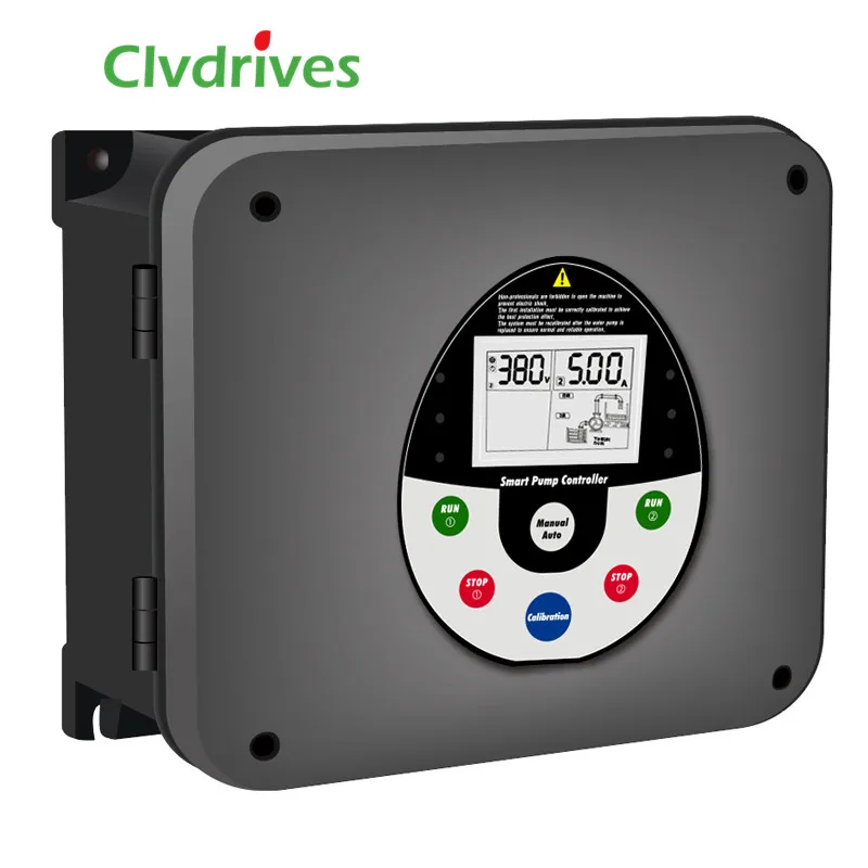 CLV Drives 7.5kw 7500W 10hp  Smart Intelligent Pump Controller 3 Phase 380V Pump Drive for water supply, discharge, sewage tank