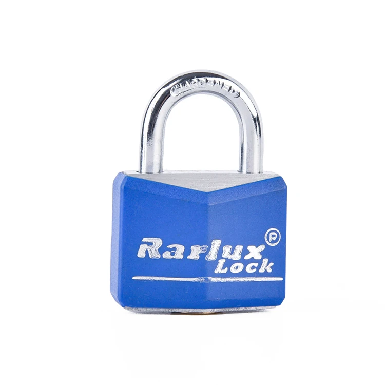 Rarlux Hot Sale plastic Covered Padlock Aluminium Padlock