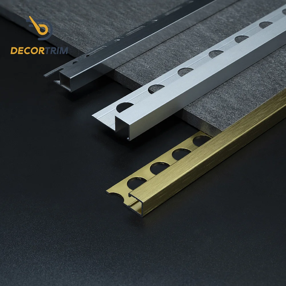 Prolink Metal Mirror Polished Stainless Steel Tile Accessories Metal Ceramic Corners For Marble Edge Aluminum Tile Trim