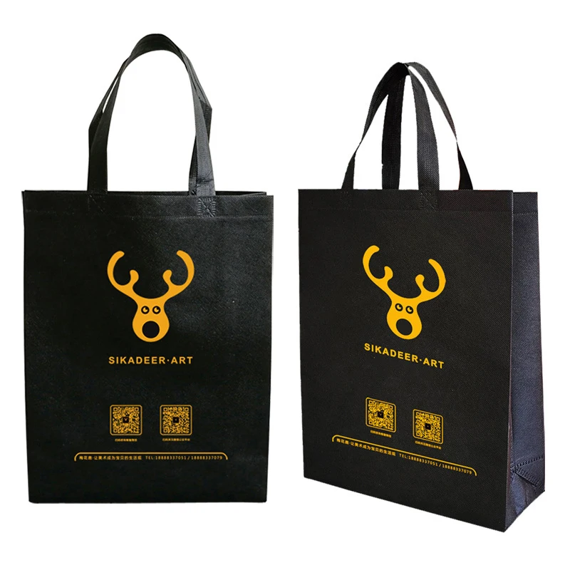Large Capacity Thick Non Woven Hand Bag Color Non Woven Bag Tote Non Woven Bag Of 80 Gm Non-woven Polypropylene