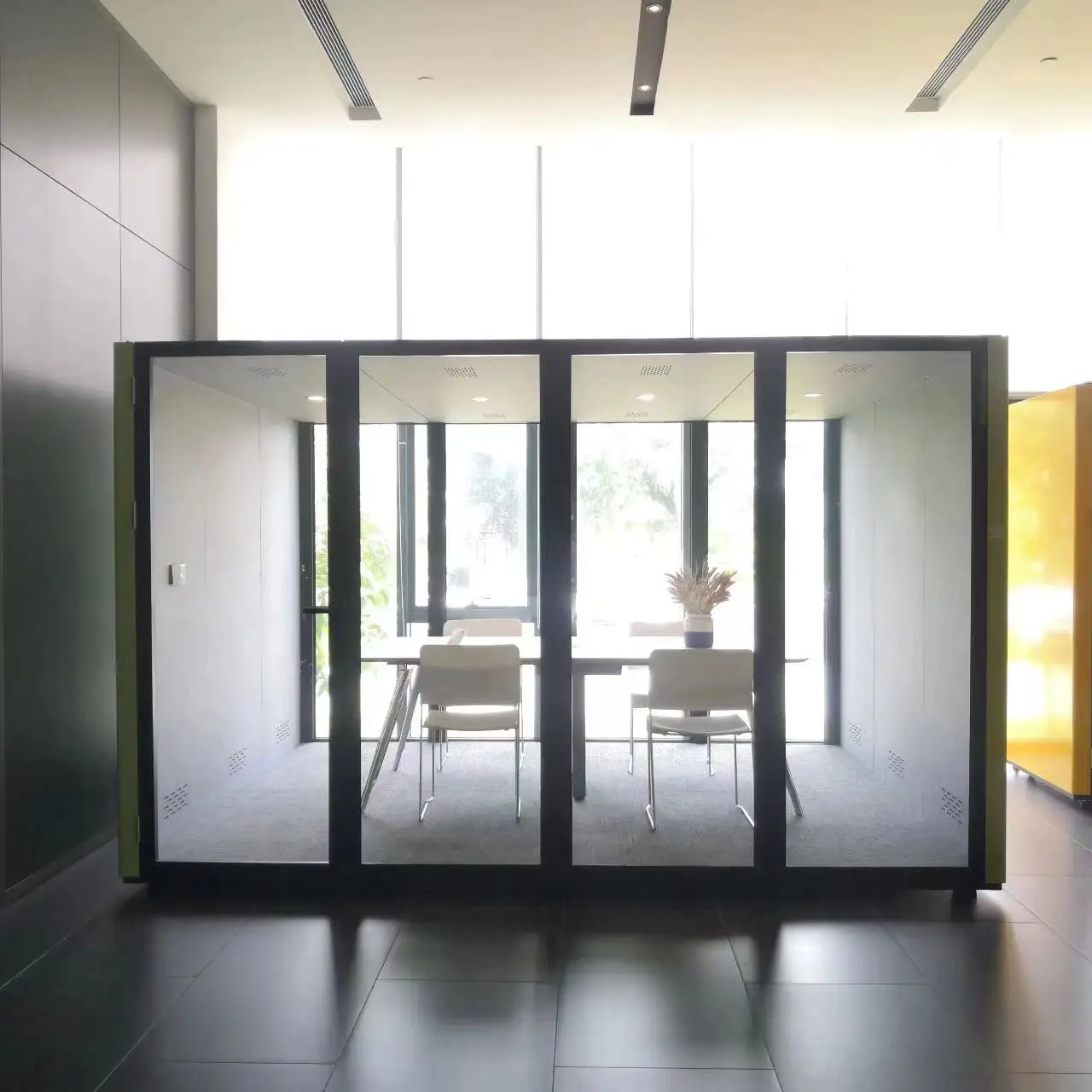 2024 Magic Space Easy Installation Isolation Mobile Working Pod Recording Room Soundproof Booth