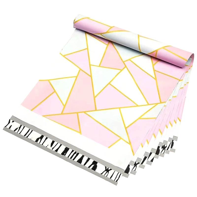 One Stop Service Strong Postal Mailing Bag Plain Mix Size Custom White Poly Mailer With Self Adhesive